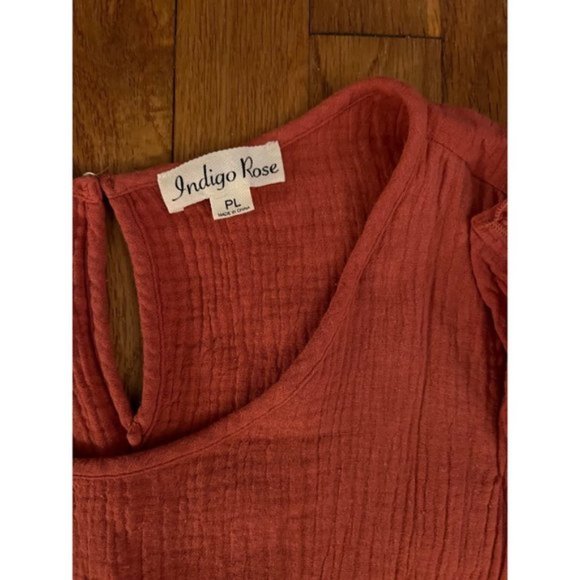 Rust Orange Summer Dress PL - Picture 8 of 8